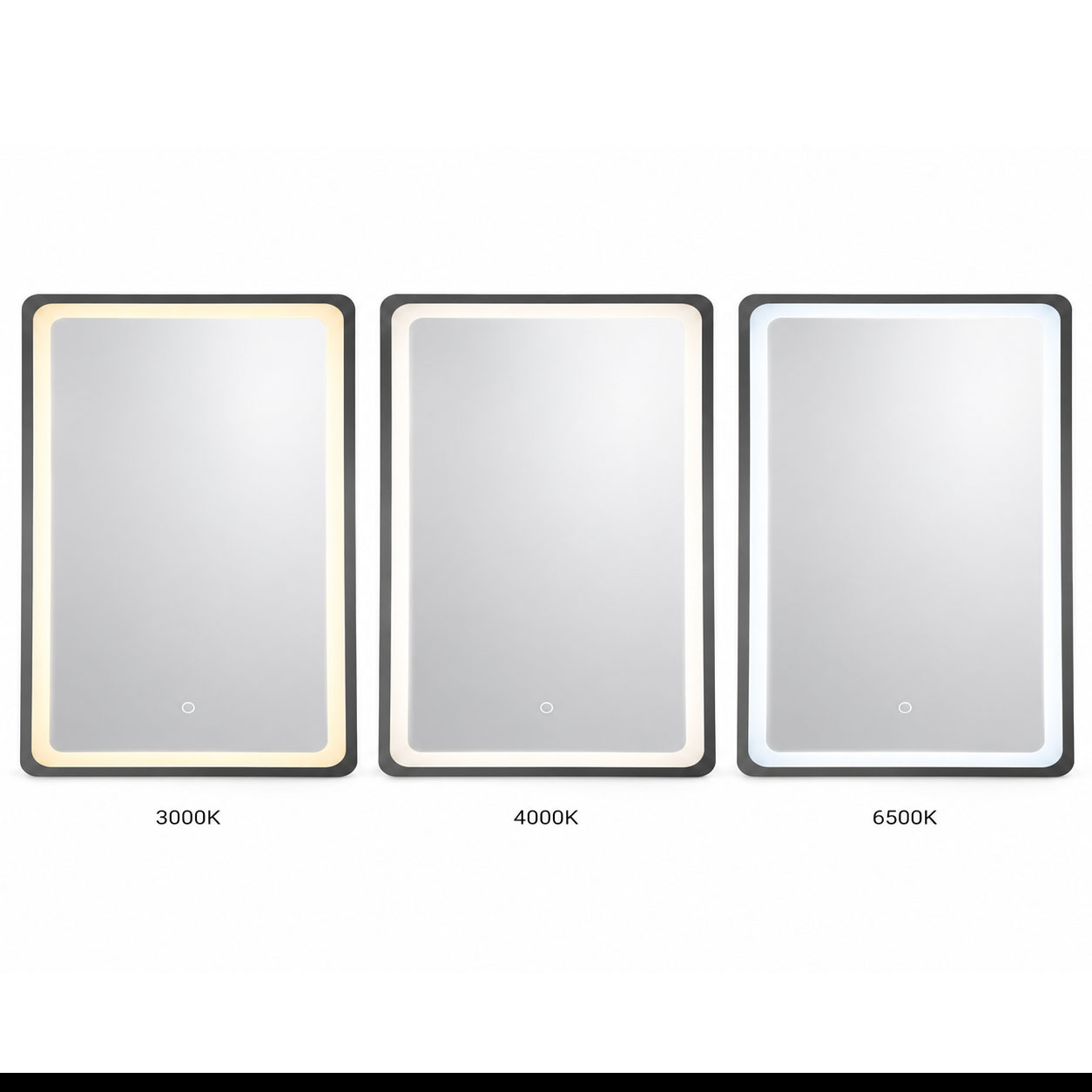 Καθρέπτης Derbo pakoworld led 50x2.5x70εκ - Image 3