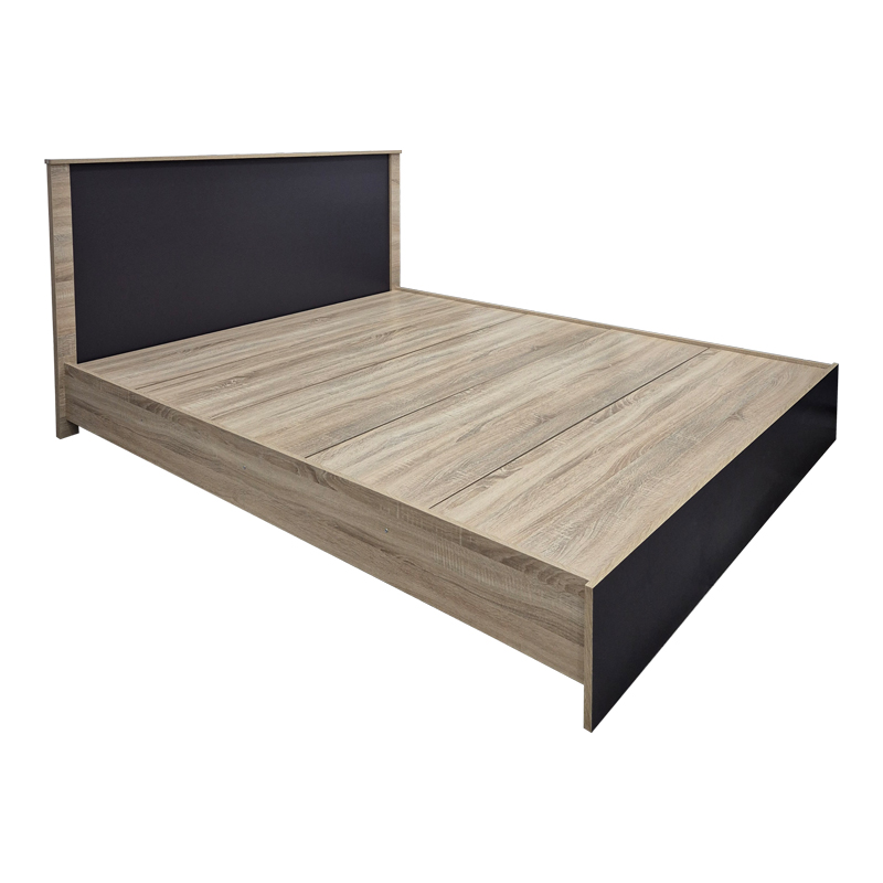 Κρεβάτι με στρώμα Athos Sleepy pakoworld sonoma ανθρακί 160x200εκ - Image 3