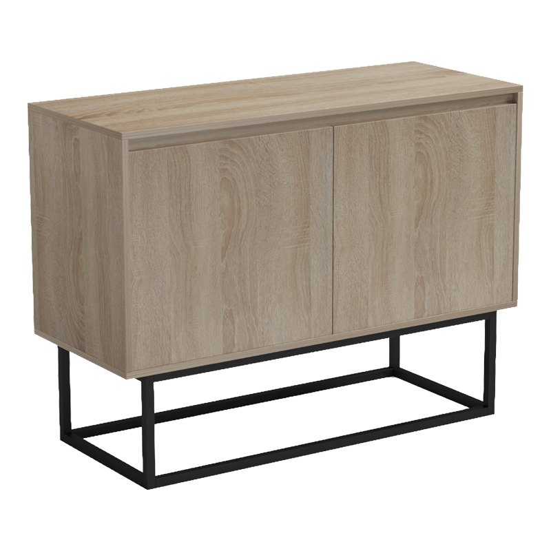 Μπουφές Dabia pakoworld sonoma-πόδι μαύρο μέταλλο 100x40x74εκ - Image 3