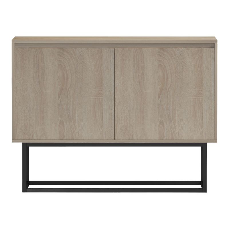 Μπουφές Dabia pakoworld sonoma-πόδι μαύρο μέταλλο 100x40x74εκ - Image 4