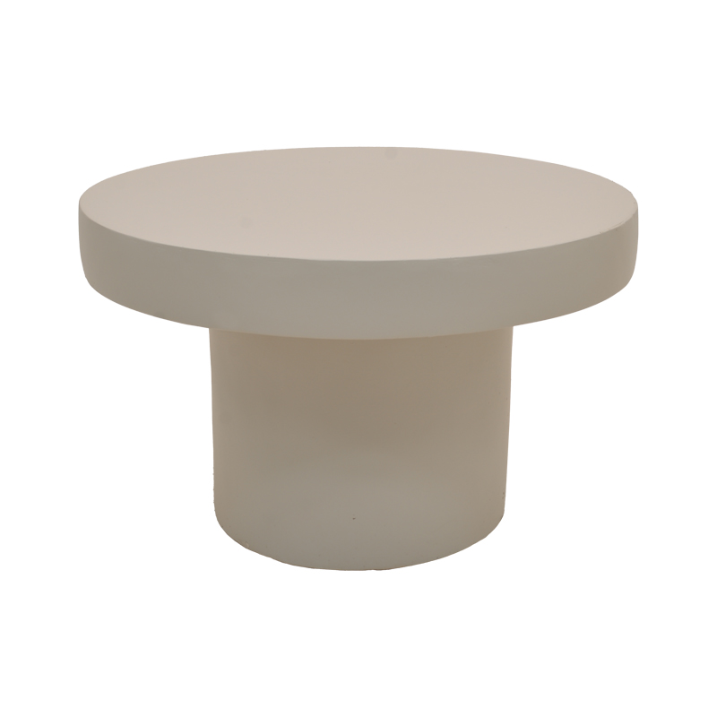 Τραπέζι σαλονιού Umbra pakoworld MGO ανοιχτό γκρι Φ64.5x43εκ - Image 2
