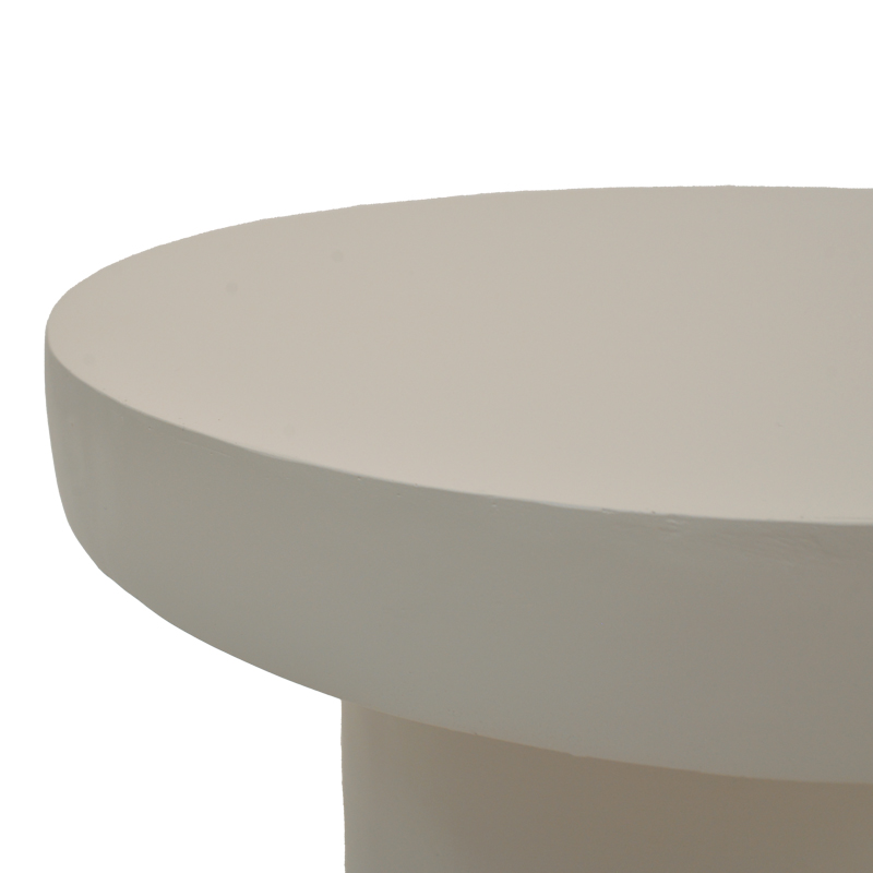 Τραπέζι σαλονιού Umbra pakoworld MGO ανοιχτό γκρι Φ64.5x43εκ - Image 3