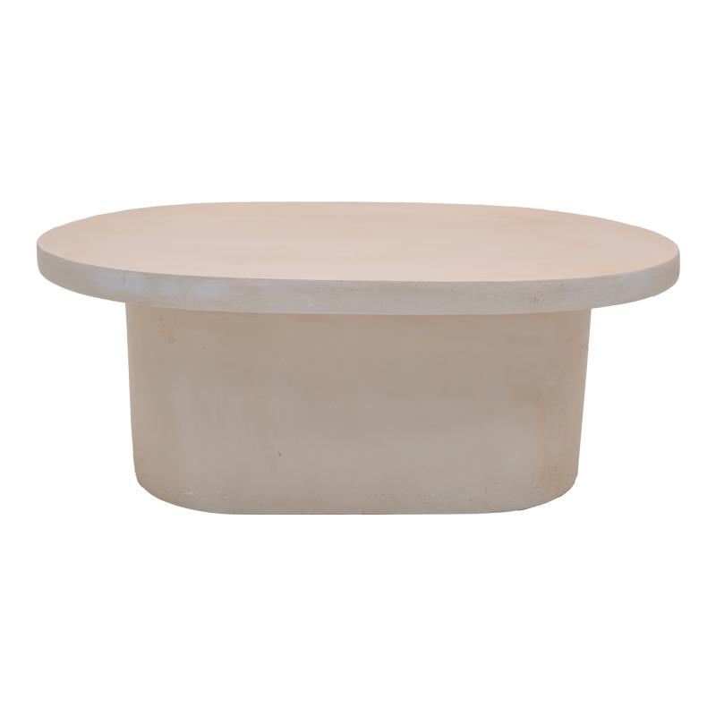 Τραπέζι σαλονιού Vooge pakoworld MGO κρέμ 100x64x39εκ - Image 3