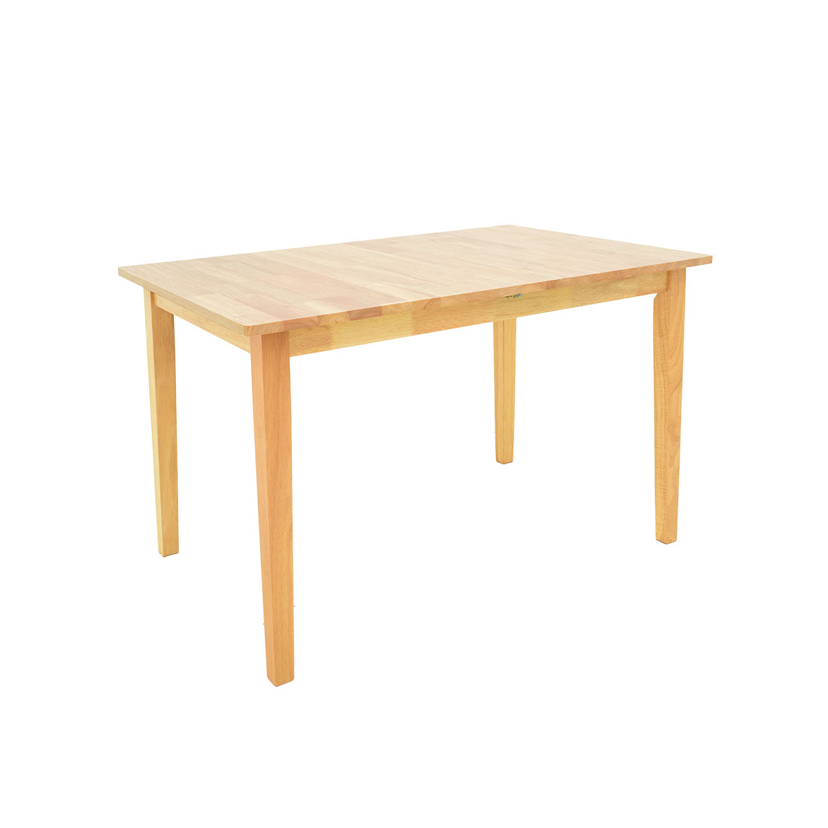 Τραπεζαρία Dallan Country pakoworld 7τεμ σε φυσική απόχρωση rubberwood 120-150x80x74εκ - Image 3