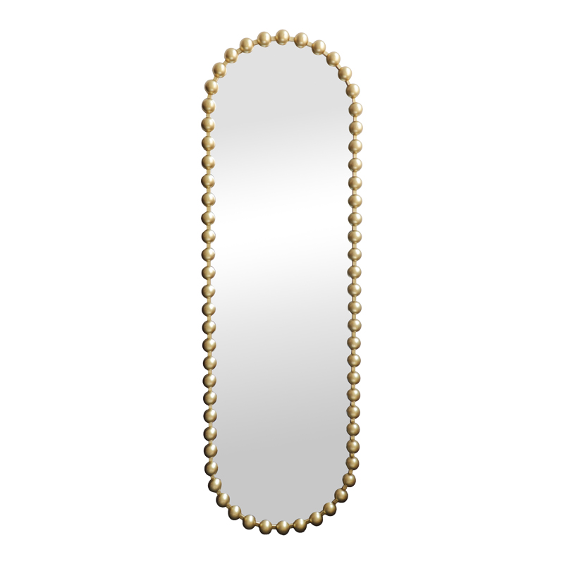 Καθρέπτης Myrtus pakoworld χρυσό MDF 40x2,5x160 εκ - Image 3