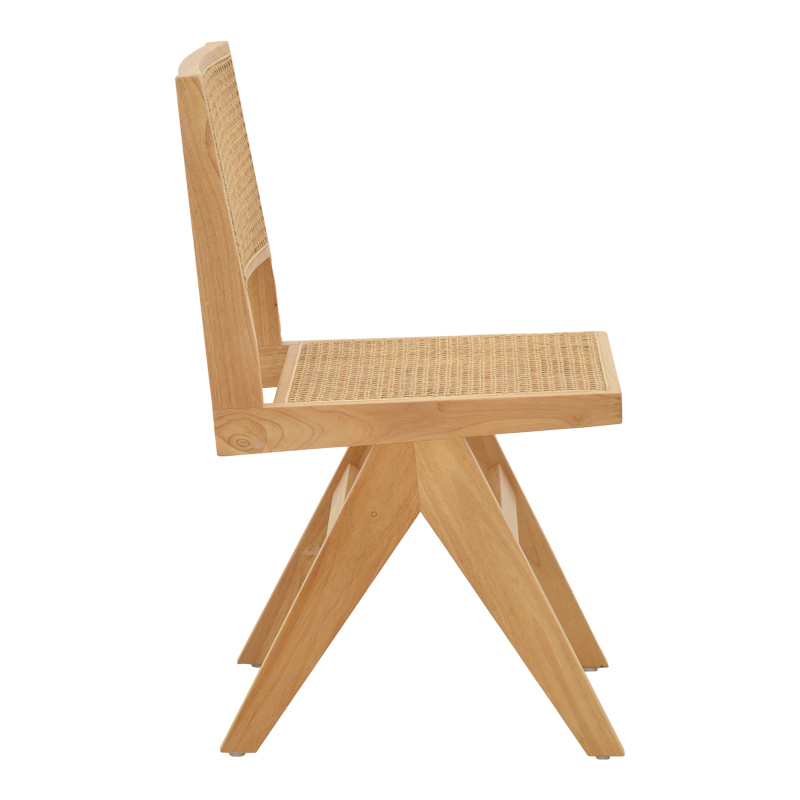 Καρέκλα Winslow pakoworld φυσικό rubberwood 45x56x82εκ - Image 5
