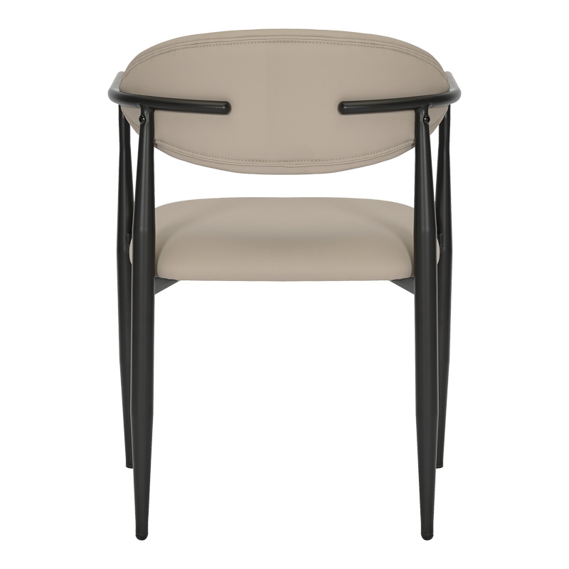 Πολυθρόνα Kalone pakoworld pu σε γκρι-μπεζ απόχρωση 56x55x78εκ - Image 6