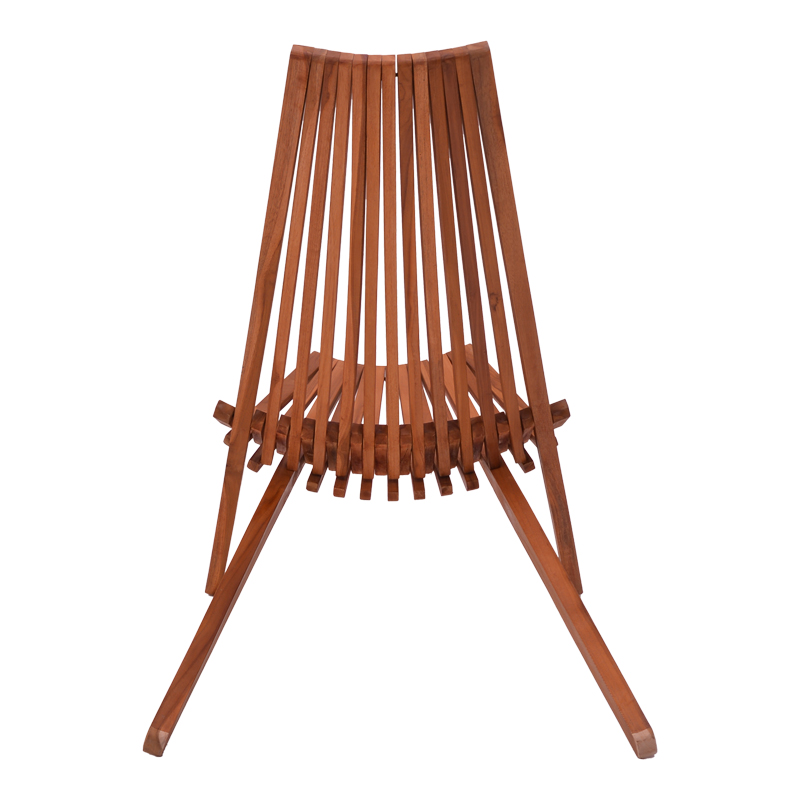 Πολυθρόνα Phoenox pakoworld πτυσσόμενη φυσικό teak ξύλο 65x90x87εκ - Image 7