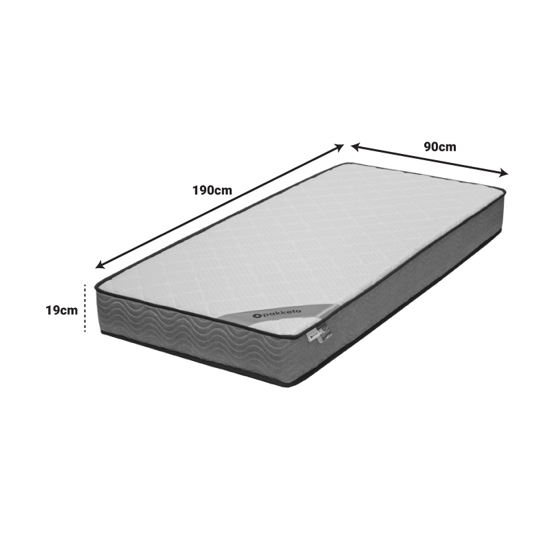 Στρώμα Frezio pakoworld pocket spring roll pack διπλής όψης 18-19cm 90x190εκ - Image 5