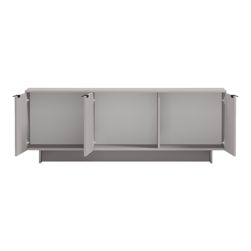 Έπιπλο τηλεόρασης Beldon pakoworld γκρι 150x42x55εκ - Image 2