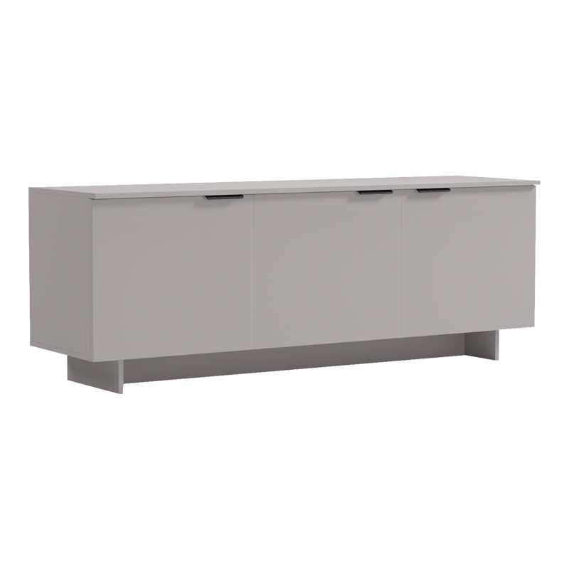 Έπιπλο τηλεόρασης Beldon pakoworld γκρι 150x42x55εκ - Image 3