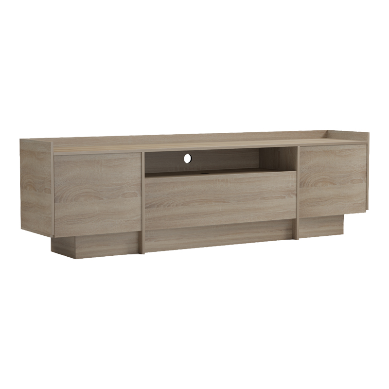 Έπιπλο τηλεόρασης Derden pakoworld sonoma 197x38x58εκ - Image 3