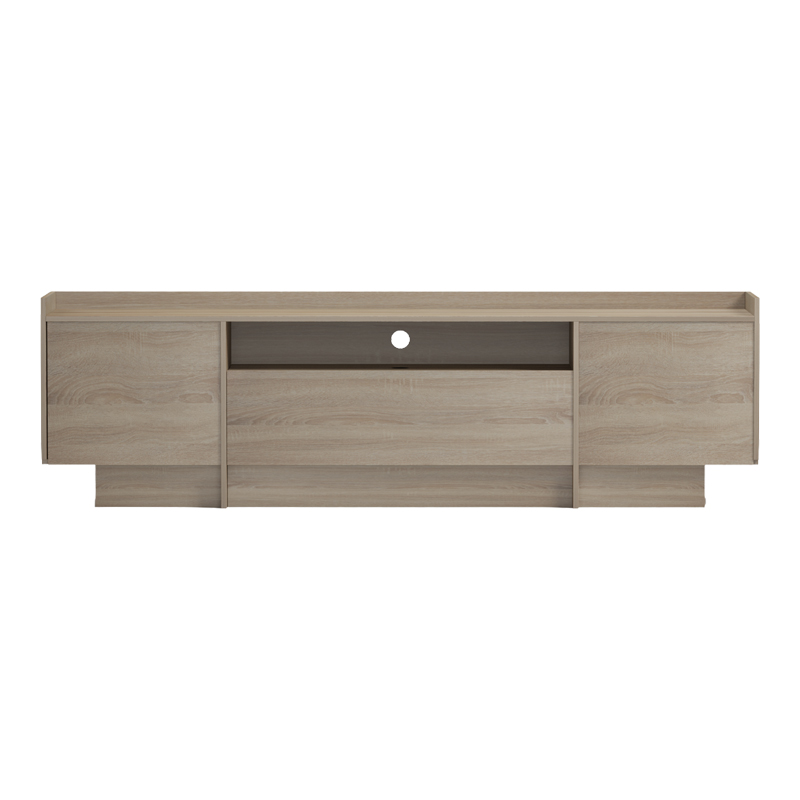 Έπιπλο τηλεόρασης Derden pakoworld sonoma 197x38x58εκ - Image 4