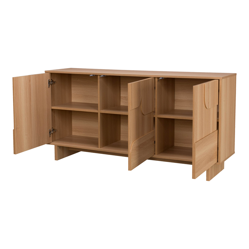 Μπουφές Jenfia pakoworld mdf σε φυσική απόχρωση 150x39x75,5εκ - Image 3