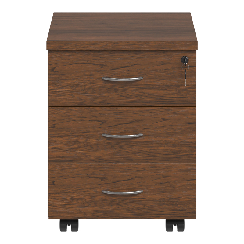 Συρταριέρα τροχήλατη επαγγελματική Fesialo pakoworld wenge 39x47x52.5εκ - Image 3