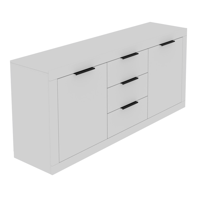 Μπουφές Doha pakoworld σε λευκή απόχρωση 180x45x80.5εκ - Image 7