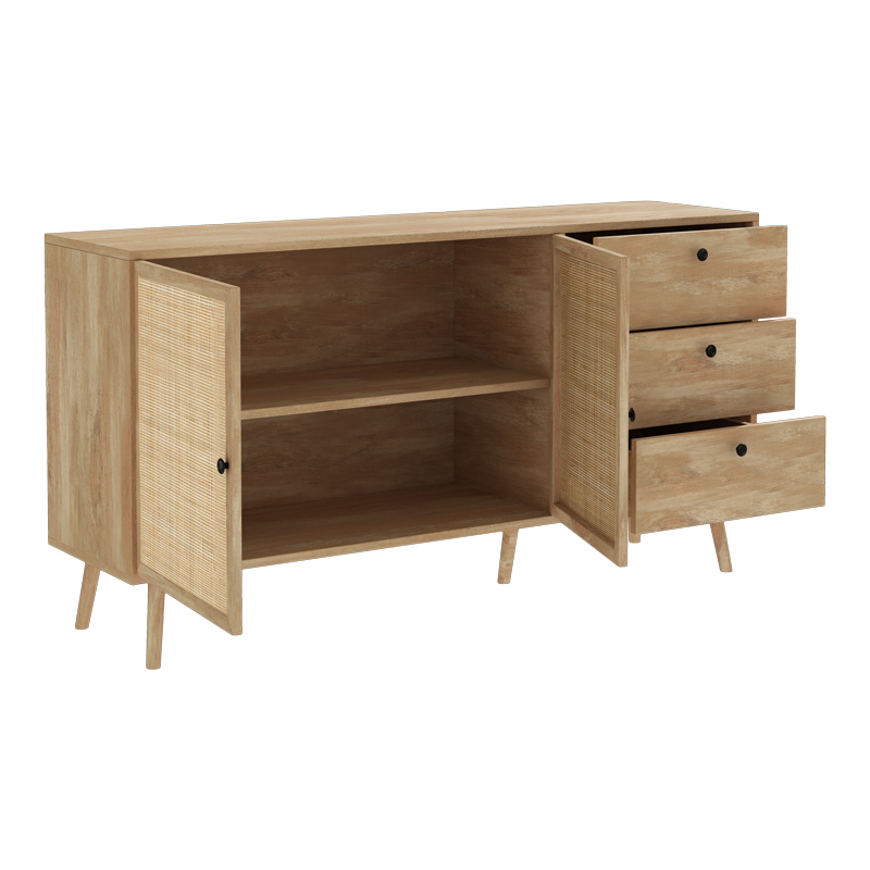 Μπουφές Oslo pakoworld sonoma 150x39x79εκ - Image 8