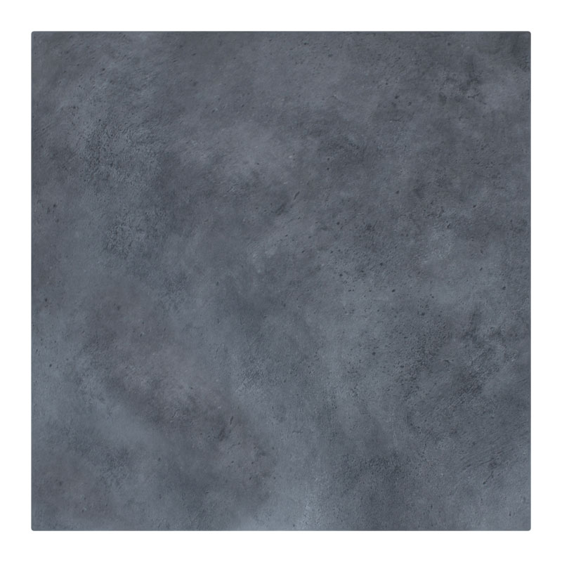 Επιφάνεια τραπεζιού Sizzle pakoworld Werzalit ανθρακί cement 80x80εκ πάχους 35mm