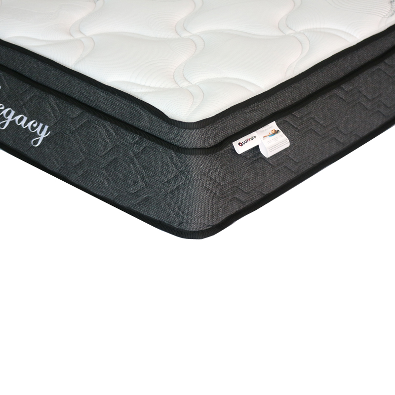 Στρώμα Legacy pakoworld pocket spring μονής όψης roll pack με ενσωματωμένο ανώστρωμα 23-25cm 100x200εκ - Image 3