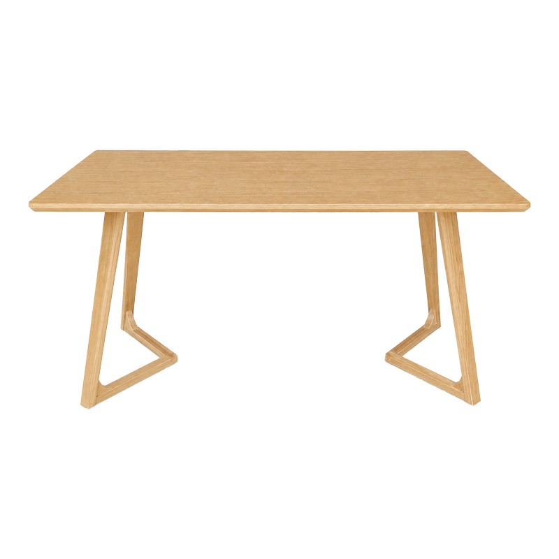 Τραπέζι Pendra pakoworld mdf επιφάνεια με πόδι ξύλο μασίφ σε sonoma απόχρωση 150x80x75εκ - Image 3